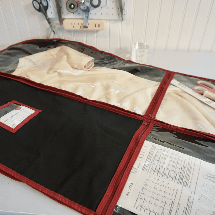 garment bag travel gif