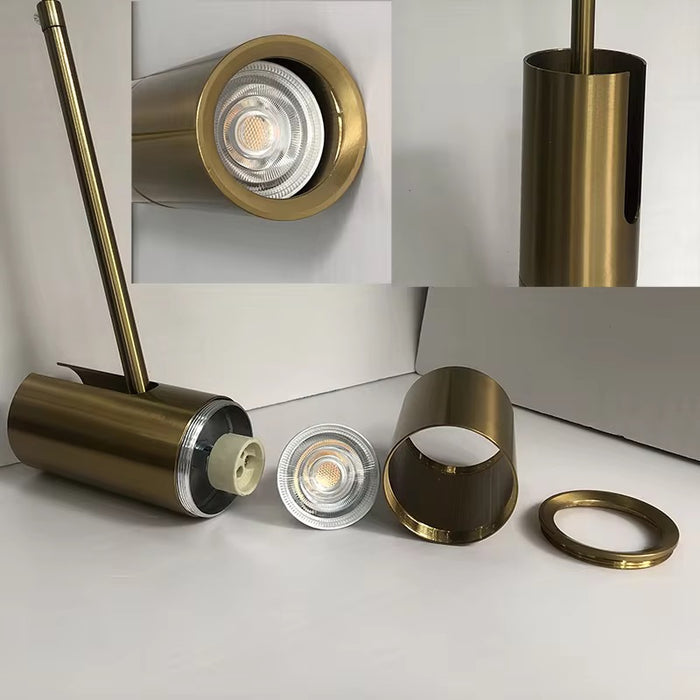 Golden movable cylinder