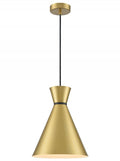 Happy 250mm Pendant - Satin Brass