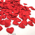 Heart Confetti Padded Fabric Hearts 200Pcs Red Valentine 2026 Table Decor For Wedding Party