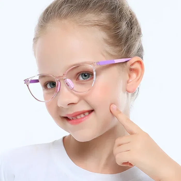 Kids Blue Light Blocking Glasses - Computer Eyewear For Safe Screen Time Back To School 2026
