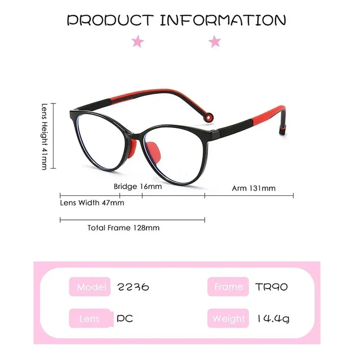 Kids Blue Light Blocking Glasses - Computer Eyewear For Safe Screen Time Back To School 2026