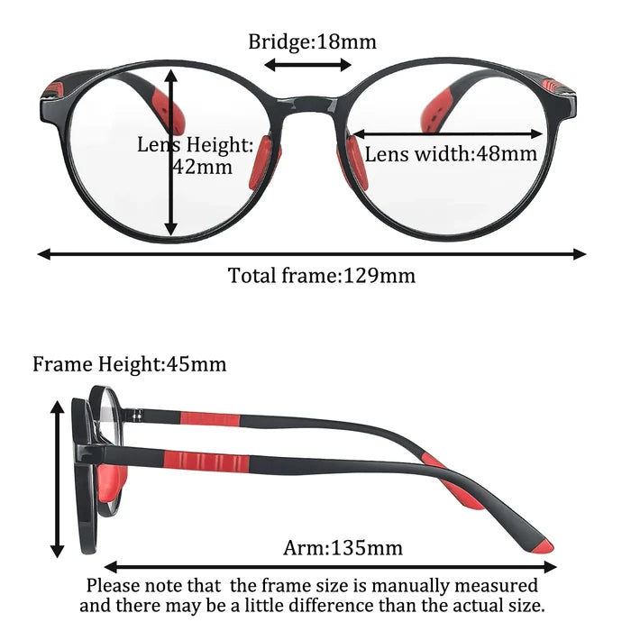 Kids Blue Light Glasses Eyewear TR90 Frame Lightweight Durable Back To School 2026 Gift