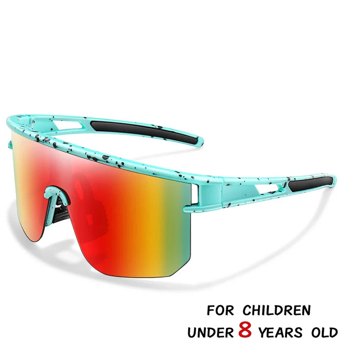 Kids Cycling Sunglasses UV400 Sport Eyewear for Outdoor Play Back to School 2026