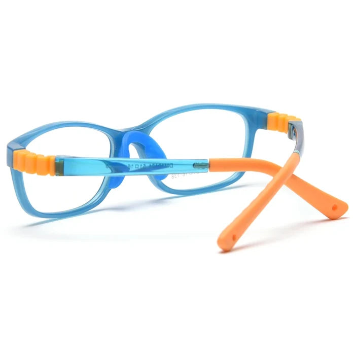 Kids Glasses Square Frame TR90 Ultralight Blue Light Blocking 20-90% Back to School 2026