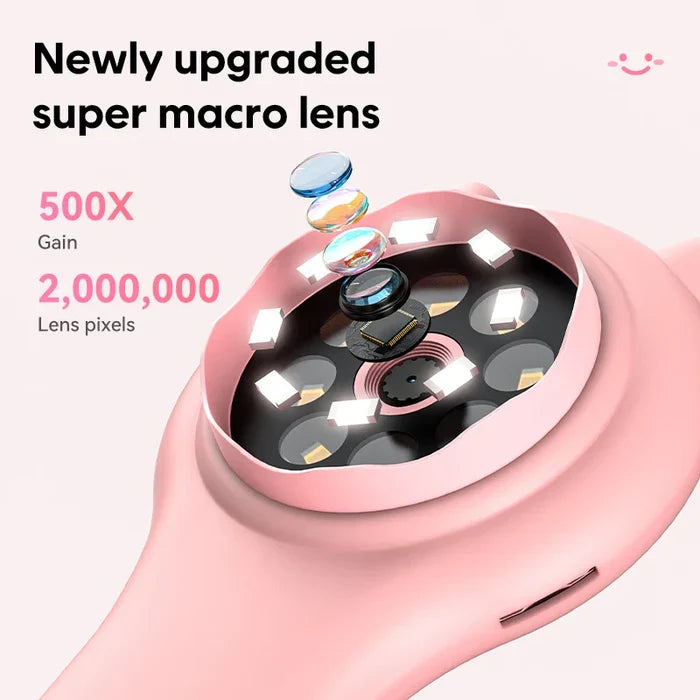Kids Microscope 500X With Photo Video Capture Handheld STEM Educational Toy Fall 2025 Gift