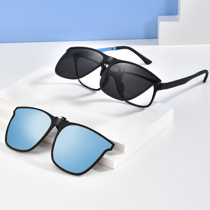 Ultraleichter polarisierender Sonnenbrillen-Clip für Brillenträger – UV400-Schutz, flexibles Design, ideal für Outdoor 1