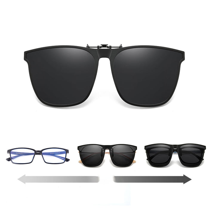 Ultraleichter polarisierender Sonnenbrillen-Clip für Brillenträger – UV400-Schutz, flexibles Design, ideal für Outdoor 2