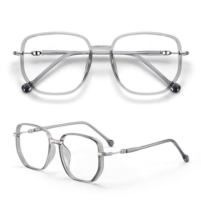 Leichte und stilvolle Anti-Blau-Licht Lesebrille – randloses Design, langlebig, für Bildschirmarbeit 6