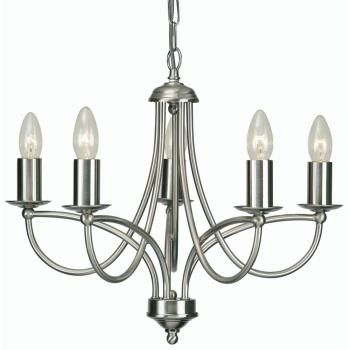 LOOP ANTIQUE CHROME 5 LIGHT