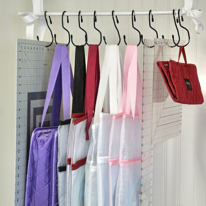 Maker’s Hang Up Hooks - Versatile Sewing Room & Studio Organizer Hooks - MadamSew