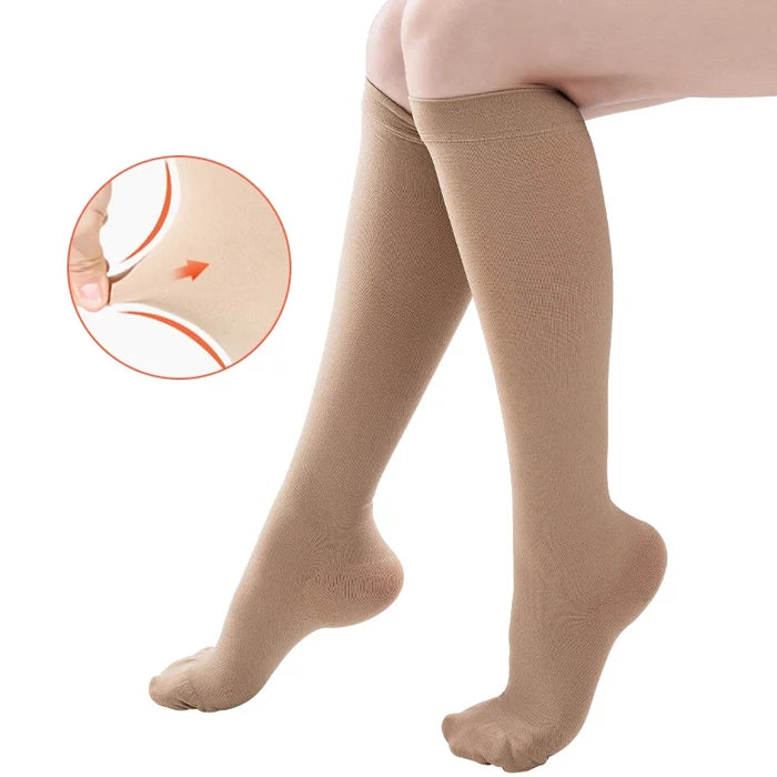 Medical Grade Compression Stockings 34–46mmHg Class 3 – Varicose Veins Support Calf Sleeve Unisex S–7XL 2026