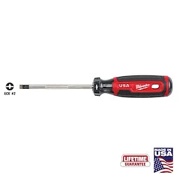 Milwaukee #2 ECX 4" Cushion Grip Screwdriver (USA)