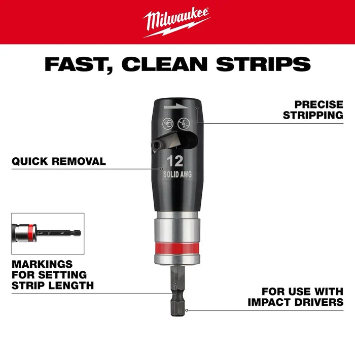 Milwaukee 4PC Solid Wire Stripper Set