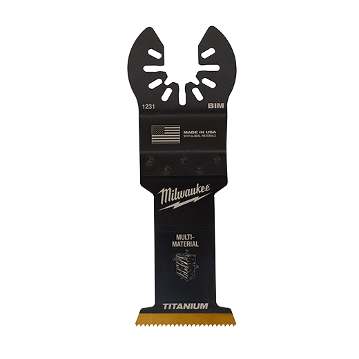 Milwaukee® Open-Lok™ 1-3/8" Titanium Enhanced Bi-Metal Multi-Material Blade 1pk