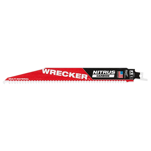 Milwaukee WRECKER™ with NITRUS™ Carbide SAWZALL® Blade for Multi-Material