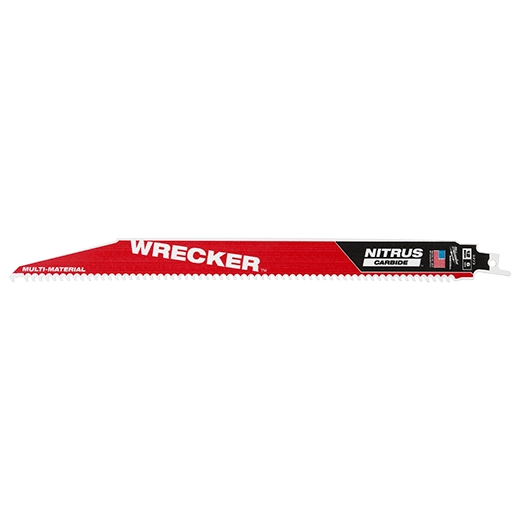 Milwaukee WRECKER™ with NITRUS™ Carbide SAWZALL® Blade for Multi-Material