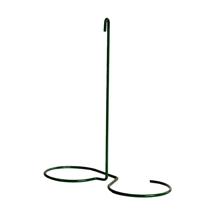 Cylinder Wire Feeder with a hook, featuring a simple wire design and two bottom perching rings, ideal for holding small bird seed cylinders.