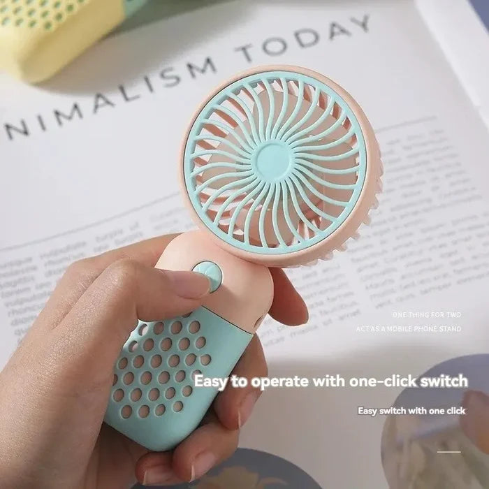New Handheld Charging Fan - Cute Mini USB Pocket Fan for Students
