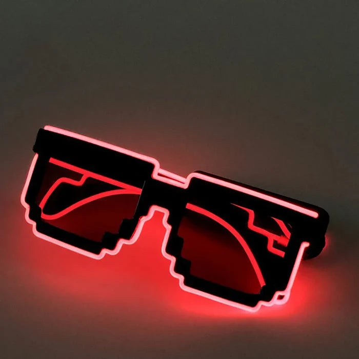 Novelty Glow in the Dark LED Glasses - Neon Lights for Weddings, Birthdays, Halloween Party Supplies