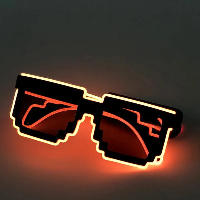 Novelty Glow in the Dark LED Glasses - Neon Lights for Weddings, Birthdays, Halloween Party Supplies