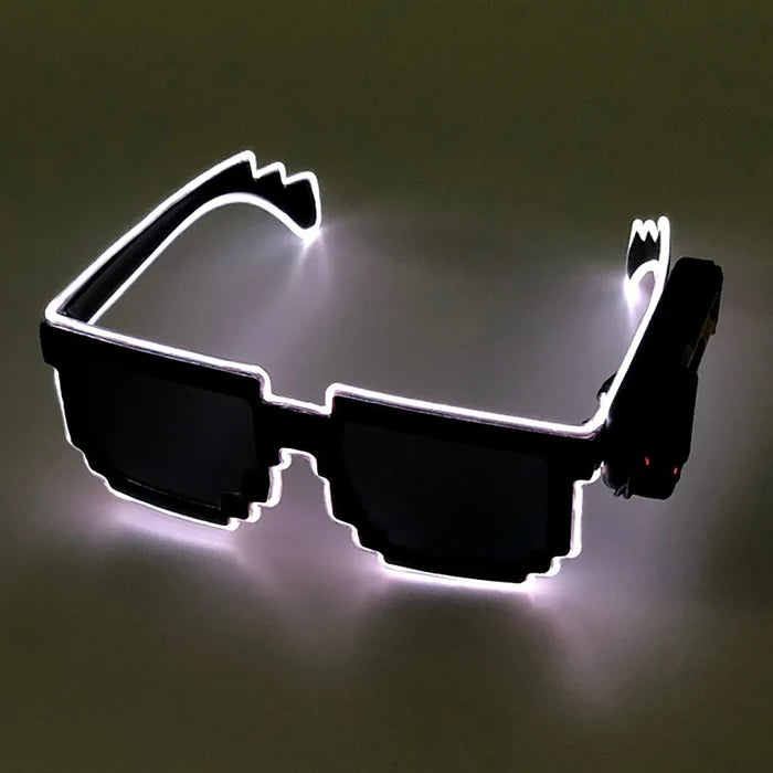 Novelty Glow in the Dark LED Glasses - Neon Lights for Weddings, Birthdays, Halloween Party Supplies