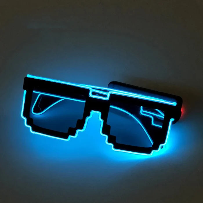 Novelty Glow in the Dark LED Glasses - Neon Lights for Weddings, Birthdays, Halloween Party Supplies