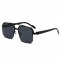 Oversize Retro Polygon Square Metal Sunglasses for Men & Women, UV400 Fashion Gradient Shades