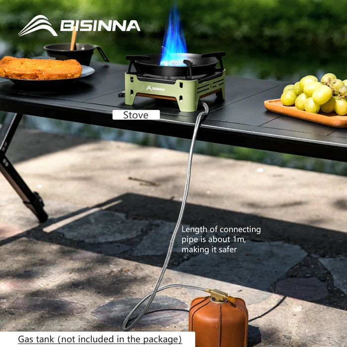 Portable Camping Gas Stove With Ignition Butane Outdoor Cooker For Picnics And Hiking Fall 2026 Gear