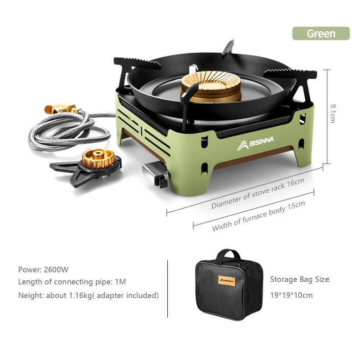 Portable Camping Gas Stove With Ignition Butane Outdoor Cooker For Picnics And Hiking Fall 2026 Gear