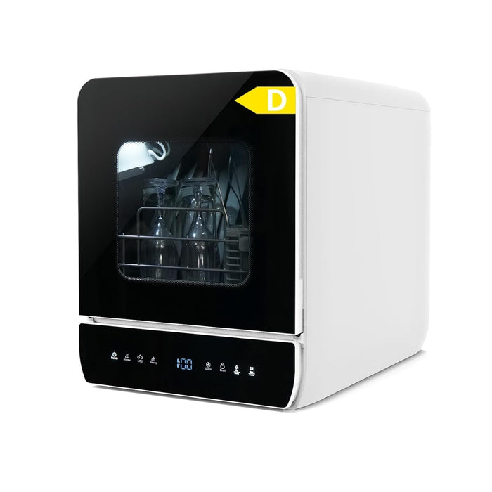 Portable Countertop Dishwasher 7 Programs 4.8L Tank 3 Place Settings Black