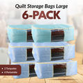 Quilt Storage Bags - 6 Pack - Large Size