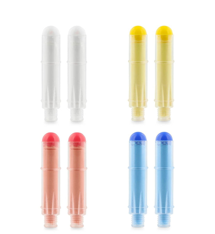 Chalk marker refills for the Madam Sew Chalk Markers in white, yellow, red and blue
