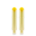 two yellow chalk marker refills