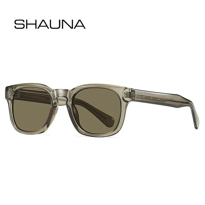 Retro square unisex sunglasses – UV400 gradient lenses, vintage style, travel and beach