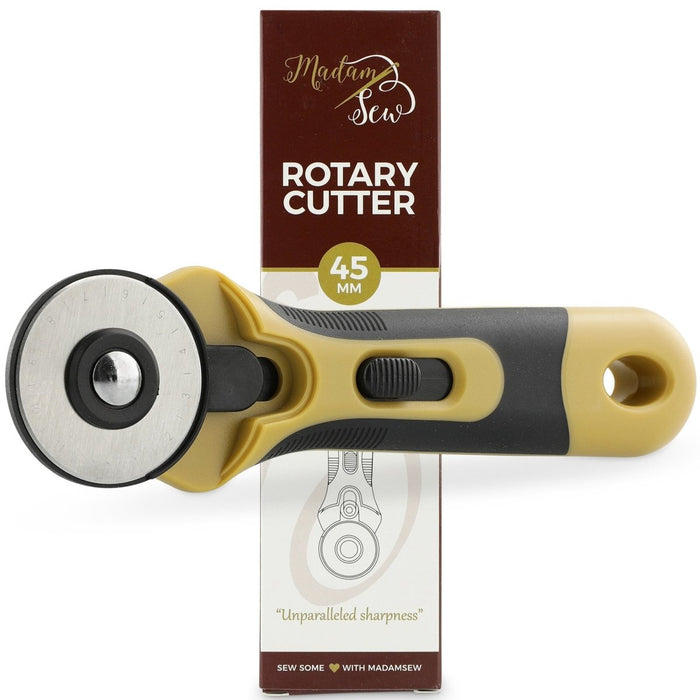 Rotary Cutter, Blades & Mat Bundle - 45 mm - MadamSew