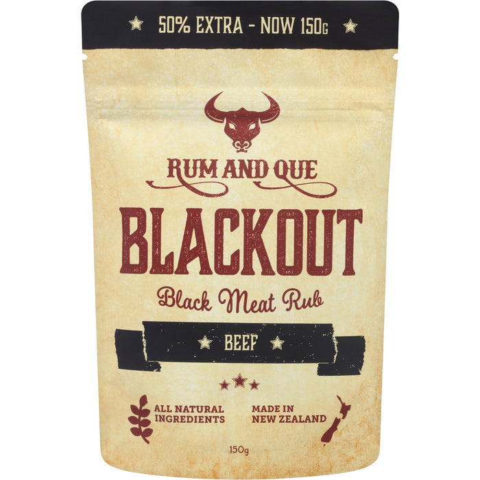Rum And Que Blackout Meat Rub Beef