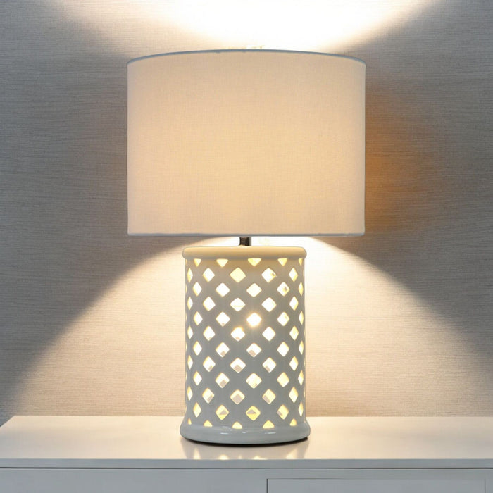 Samson Two Light Ceramic Table Lamp