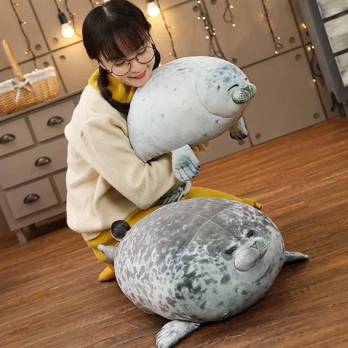 Seal Plush Pillow 30cm Soft Sea Animal Huggable Plush Toy Gift For Kids Spring 2026