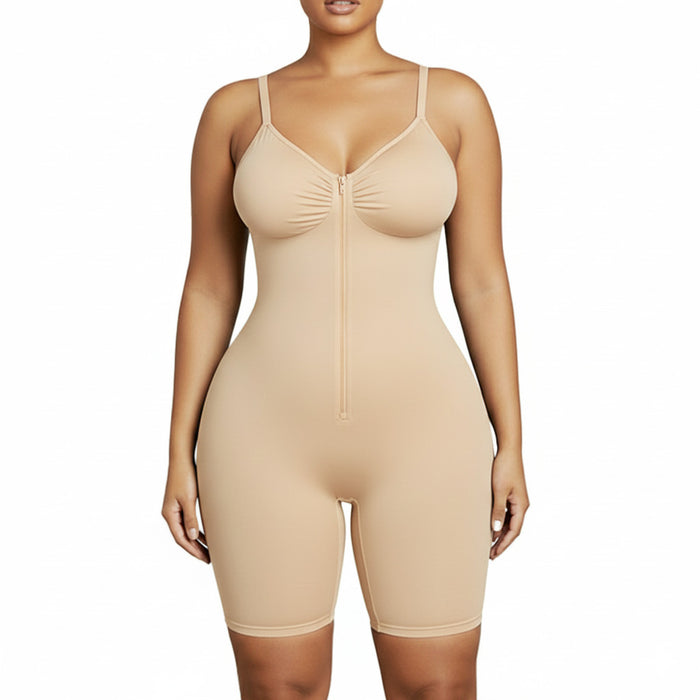 Seamless Women's Shapewear Bodysuit - full-body shaping, spandex blend, everyday wear
