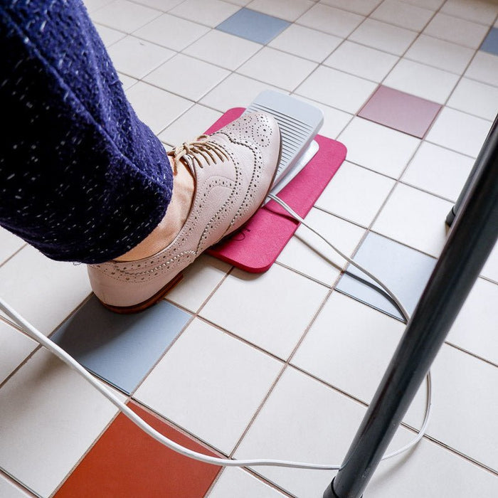 Sewing Machine Pedal Mat - Minimizes Movement of Your Pedal! - MadamSew