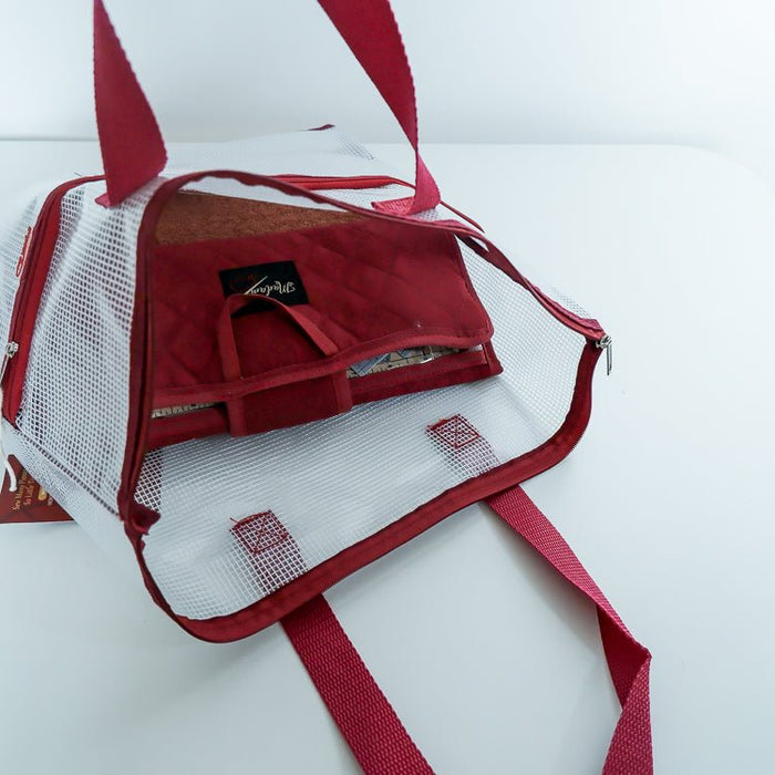 Small Sewing Tool Storage Bag - 11 zippered pockets - MadamSew
