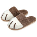 Soft, cozy women's slippers - cat paw design, memory foam insole, indoor winter lounging