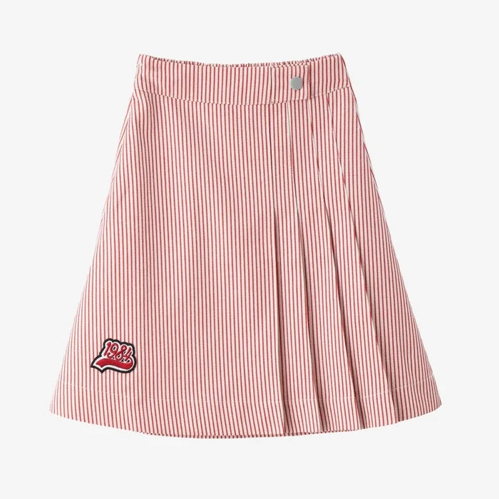 Soft Unisex Kids' Clothing - Patchwork Pinstripe Summer Outfit, Cotton-Polyester, Casual Family Wear