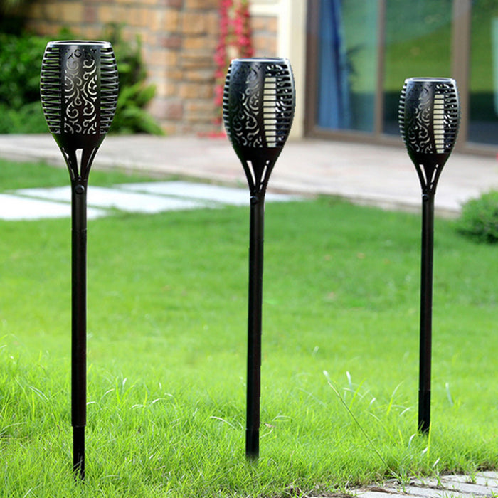 Solar Flame Garden Spike Light