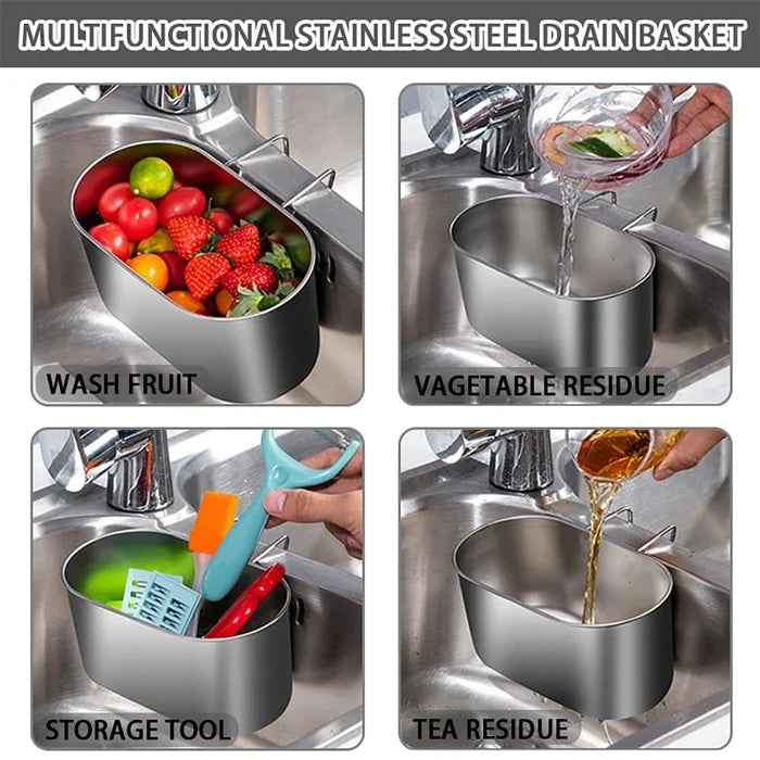 Stainless Steel Sink Strainer Basket Eco Friendly Kitchen Waste Catcher Fall 2026 For Food Debris