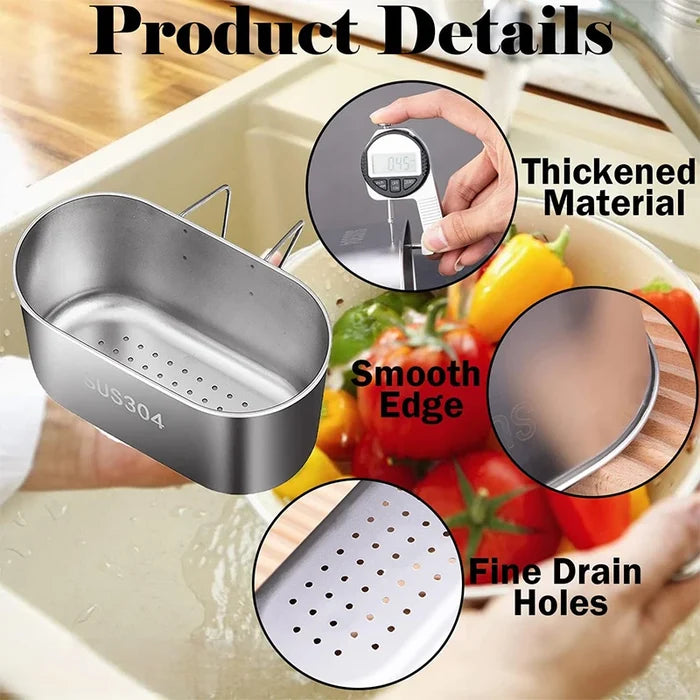 Stainless Steel Sink Strainer Basket Eco Friendly Kitchen Waste Catcher Fall 2026 For Food Debris