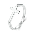 Sterling Silver Cross Ring 925 - Minimalist Daily Wear Jewelry Summer 2026 Gift Idea For All Jewelry Lovers