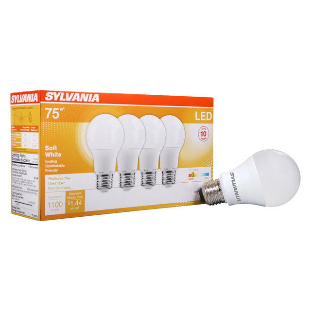 Sylvania 75-Watt Equivalent A19 Non-Dimmable LED Light Bulb Soft White