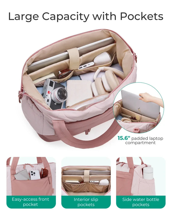Travel Bag Weekender Duffle Carry On With Shoe Compartment Large Capacity For Travel 2026 Fall Essentials